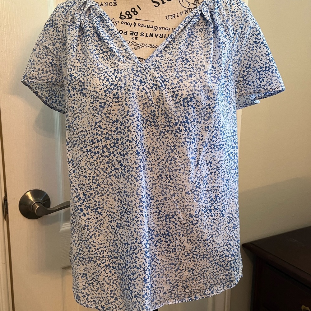 EUC Gap Cap Sleeve V-neck Star top